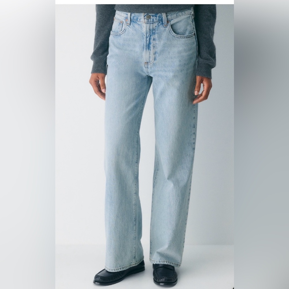 ARITZIA DENIM FORUM - FARRAH HIGH RISE WIDE CROPPED JEANS